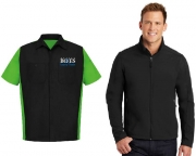 PACKAGE- Auto Collision Crew Shirt & Soft Shell Jacket includes embroidered Logos